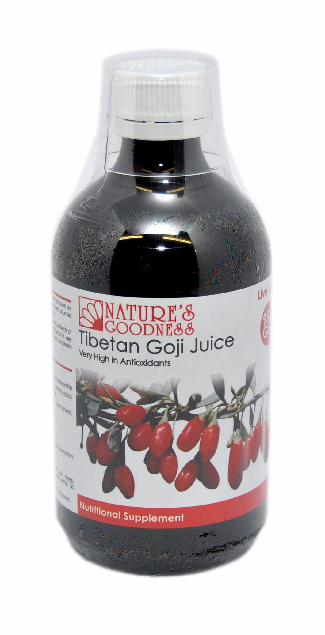 Nature's Goodness, Tibetan Goji Juice, 95 % Goji Berries, 500 ml