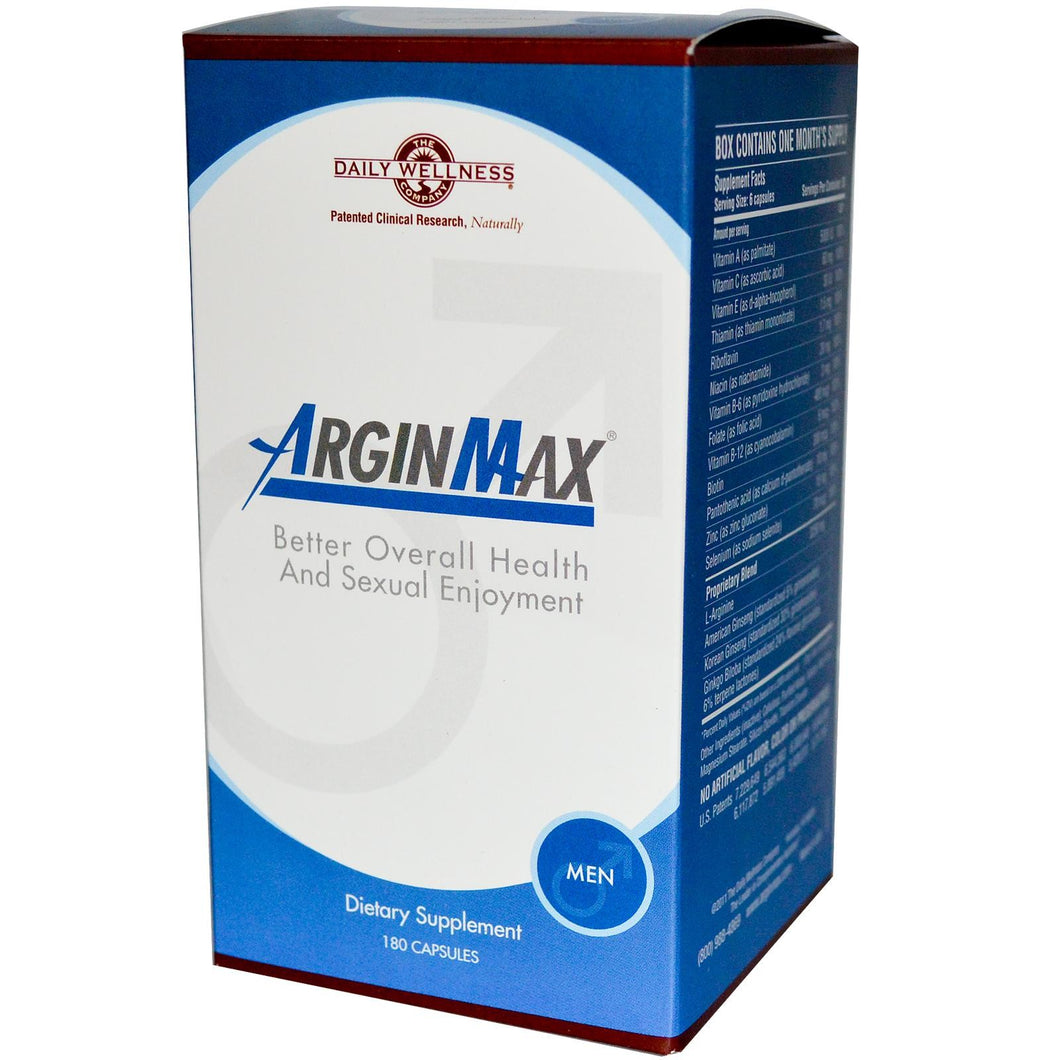 Daily Wellness Company, ArginMax for Men, 180 Capsules
