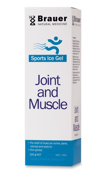Brauer Natural Medicine, Arnicaeze, Joint & Muscle Gel, Sports Ice, 100 g