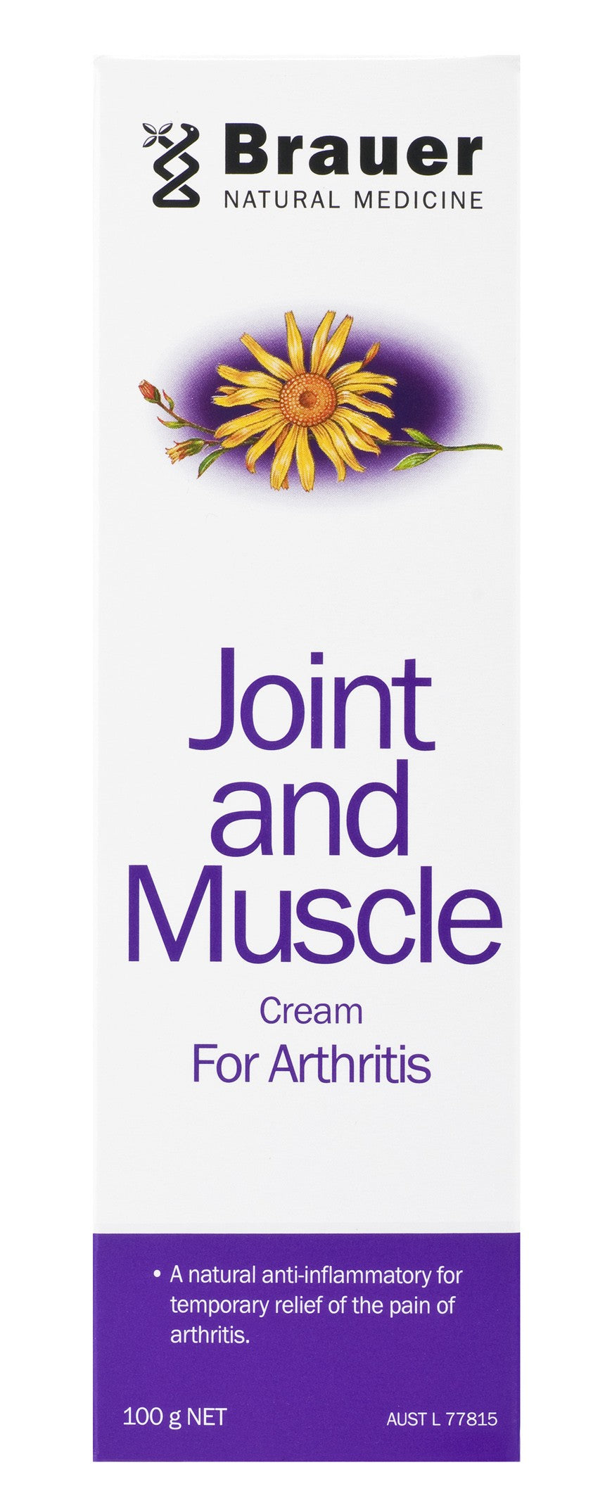 Brauer Natural Medicine, Arnicaeze, Joint & Muscle Cream, 100 g