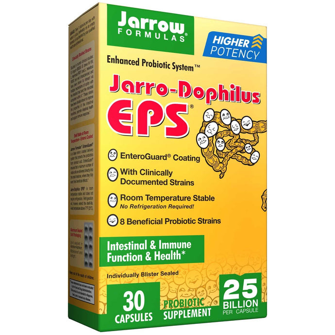 Jarrow Formulas, Jarrow-Dophilus EPS, Enhanced Probiotic System, 30 Capsules