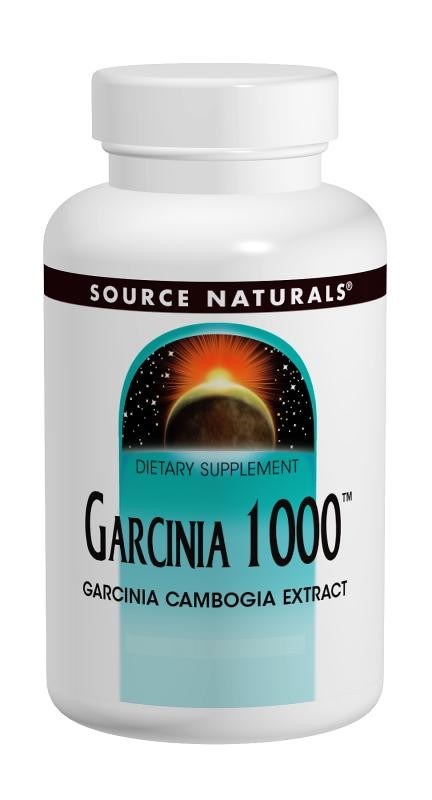Source Naturals, Garcinia 1000, 90 Tablets - Dietary Supplement