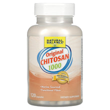 Load image into Gallery viewer, Natural Balance Chitosan 1000mg 120 Capsules