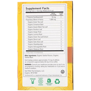 Yogi Tea Perfect Energy Vanilla Spice 16 Tea Bags 1.12 oz (32g)