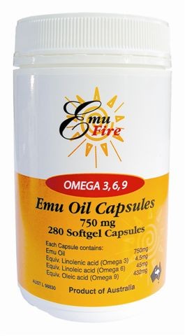 Emu Tracks Emu Oil 750mg 250c