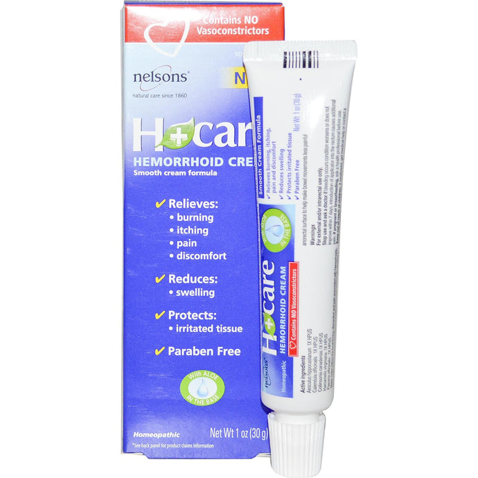 Nelson Bach USA, H + Care, Hemorrhoid Cream, 30 g, 1 oz
