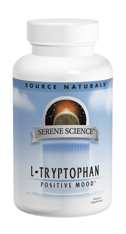 Source Naturals L-Tryptophan 500mg 120 Tablets - Dietary Supplement