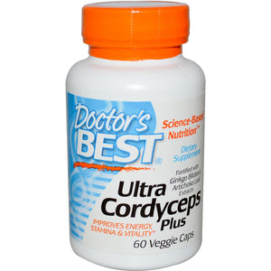 Doctor's Best, Ultra Cordyceps Plus, 60 Veggie Capsules