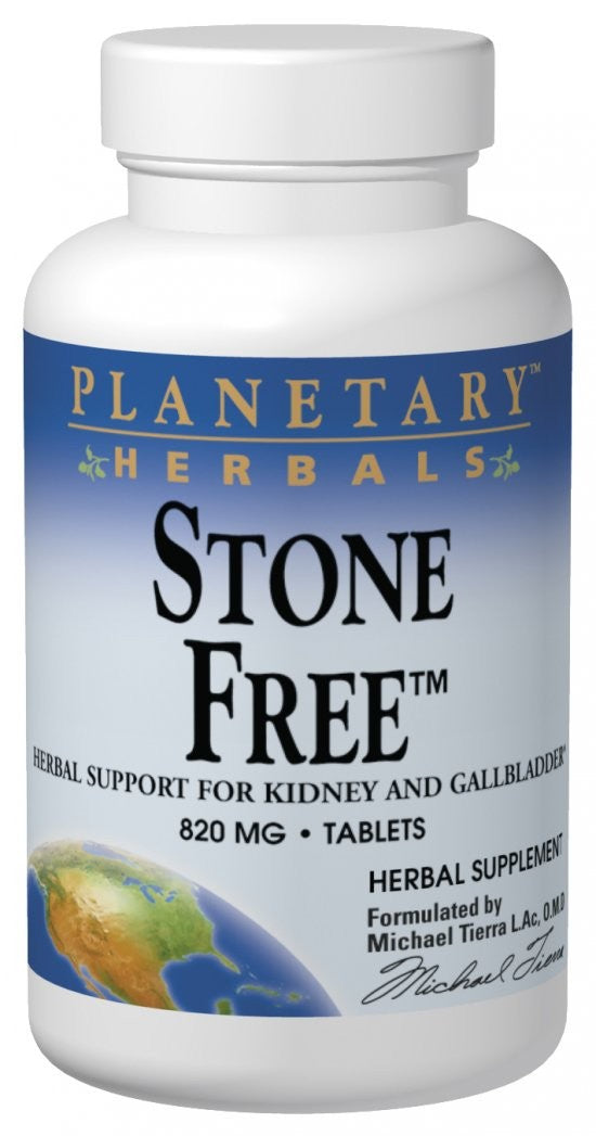 Planetary Herbals Stone Free 820mg 90 Tablets - Herbal Supplement