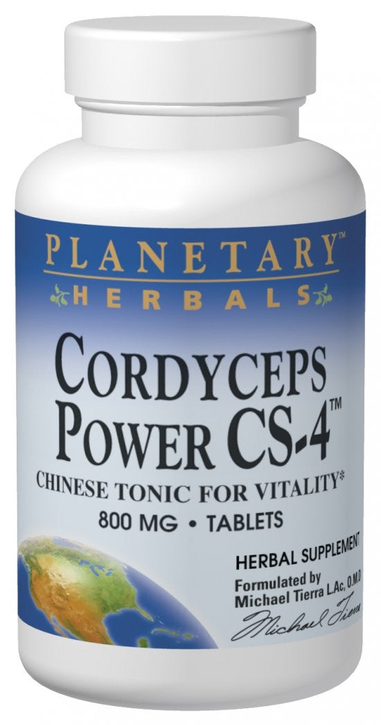 Planetary Herbals, Cordyceps Power CS-4, 800 mg, 60 Tablets