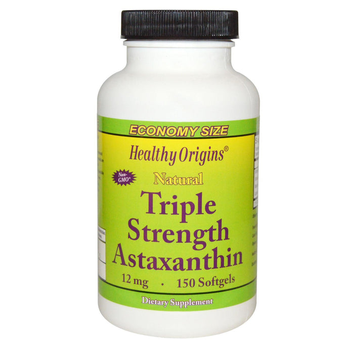 Heathy Origins, Triple Strength Astaxanthin, 12 mg, 150 Softgels