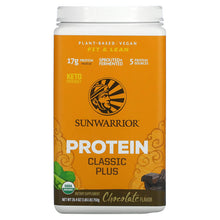Load image into Gallery viewer, Sunwarrior, Protein Classic Plus, Chocolate, 1.65 lb (750 g)