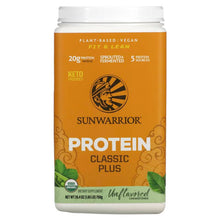 Load image into Gallery viewer, Sunwarrior, Protein Classic Plus, Plant Based, Unflavored, 1.65 lb (750 g)