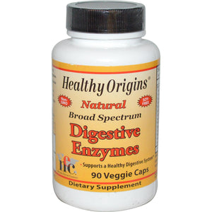 Healthy Origins, Digestive Enzymes, Broad Spectrum, 90 Veggie Capsules