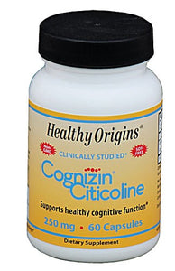 Healthy Origins, Cognizin Citicoline, 250 mg, 60 Capsules