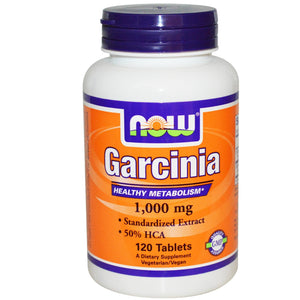 Now Foods, Garcinia, 1000 mg, 120 Tablets - Dietary Supplement