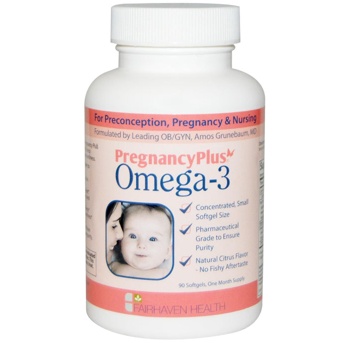 Fairhaven Health, Pregnancy Plus, Omega 3, 90 Softgels