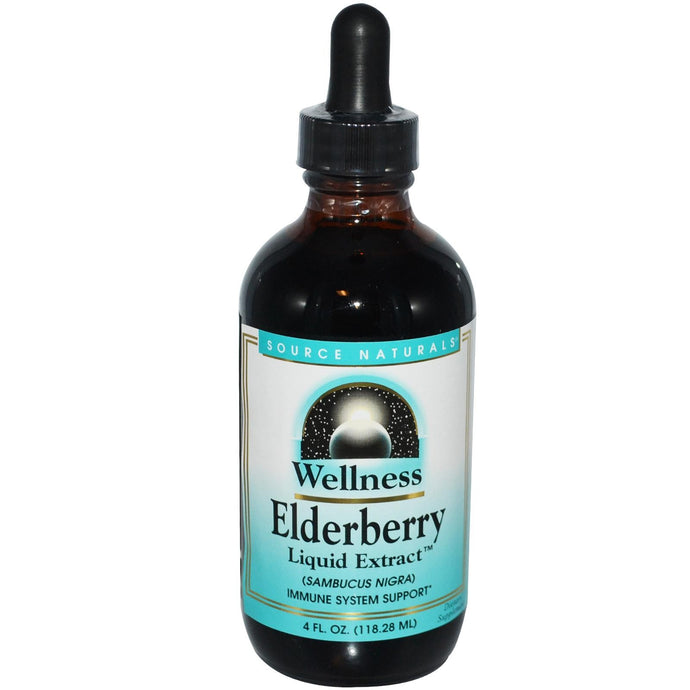 Source Naturals, Wellness, Elderberry Liquid Extract, 118 ml, 4 fl oz