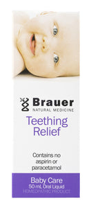 Brauer Natural Medicine, Baby & Child, Teething Relief, 50 ml