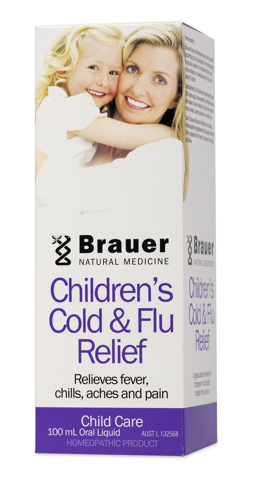 Brauer Natural Medicine, Baby & Child, Cold & Flu Relief, 100 ml