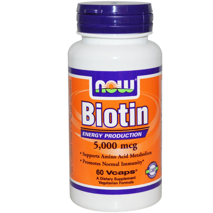 Now Foods, Biotin, 5000 mcg, 60 Vcaps ... VOLUME DISCOUNT