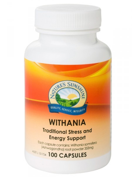 Nature's Sunshine, Withania, (Ashwagandha) 355 mg, 100 Capsules