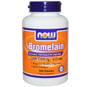 Now Foods Bromelain 500 mg 120 Tablets - Dietary Supplement