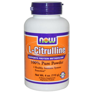 Now Foods, L-Citrulline, 100 % Pure Powder 113 g, 4 oz