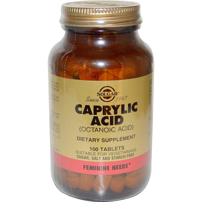 Solgar Caprylic Acid 100 Tablets