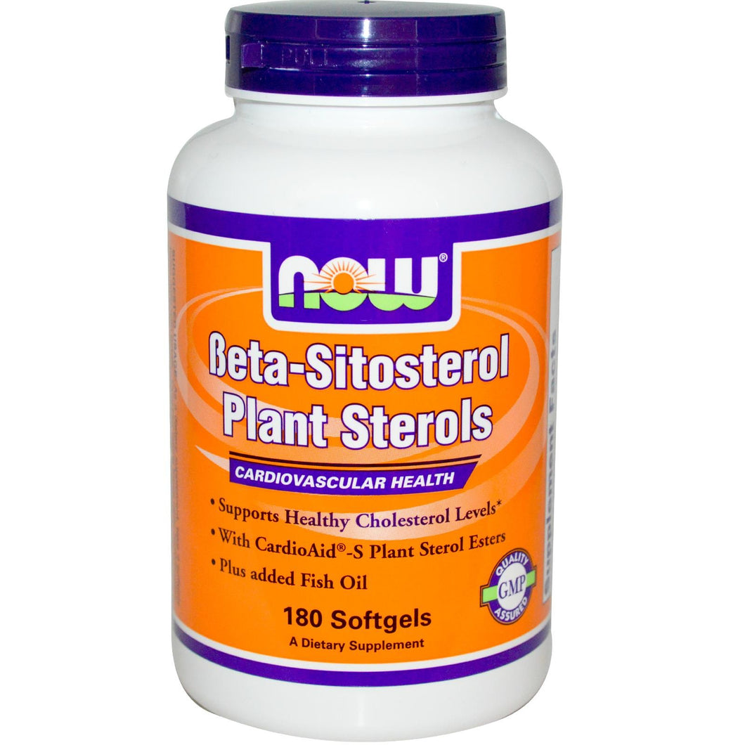 Now Foods Beta-Sitosterol Plant Sterols 180 Softgels