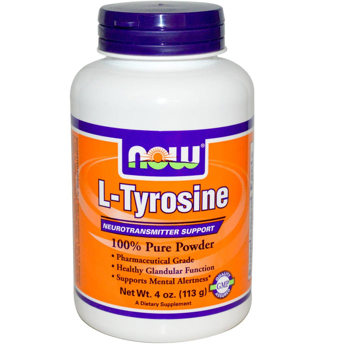 Now Foods, L-Tyrosine, 100 % Pure Powder, 113 g