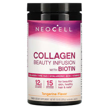 Load image into Gallery viewer, NeoCell, Collagen Beauty Infusion Drink Mix with Biotin, Tangerine, 11.6 oz (330 g)