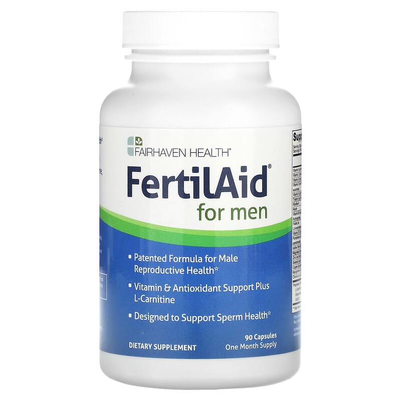 Fairhaven Health FertilAid for Men 90 Capsules - Dietary Supplement