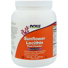 Load image into Gallery viewer, Now Foods Sunflower Lecithin Pure Powder 1 lb (454g)