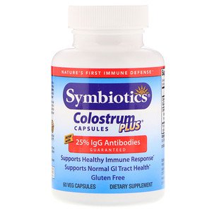 Symbiotics Colostrum Plus 60 Veg Capsules