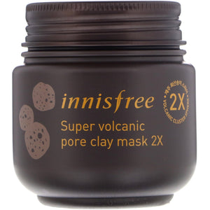 Innisfree Super Volcanic Pore Clay Mask 2X 3.38 oz (100ml)