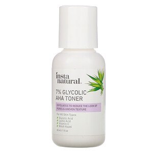 InstaNatural 7% Glycolic AHA Toner 1 fl oz (30ml)