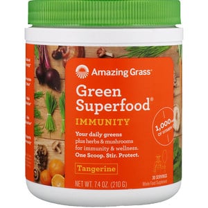 Amazing Grass Green Superfood Immunity Tangerine 7.4 oz (210g)