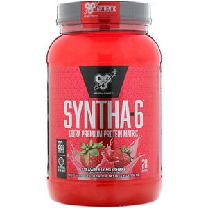 BSN Syntha-6 Ultra Premium Protein Matrix Strawberry Milkshake 2.91 lbs (1.32kg)