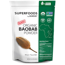 Load image into Gallery viewer, MRM RAW Organic Baobab Powder 8.5 oz (240g)