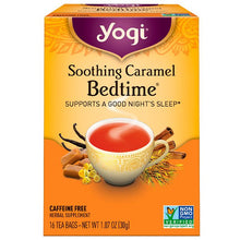 Load image into Gallery viewer, Yogi Tea Soothing Caramel Bedtime Caffeine Free 16 Tea Bags 1.07 oz (30g)