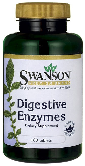 Swanson Premium, Digestive Enzymes, 180 Tablets