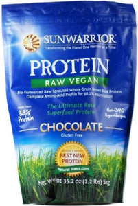SunWarrior Rice Protein Chocolate 1 Kg 2.2 lbs - Protein Supplement