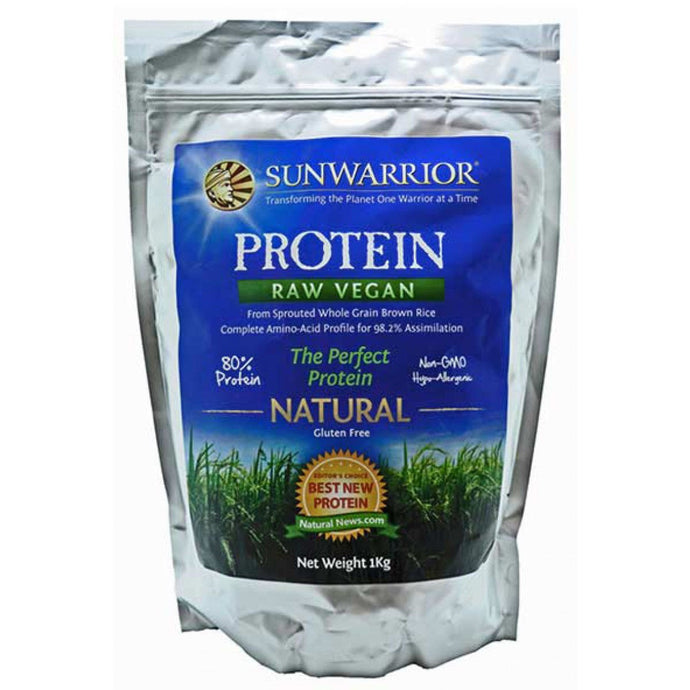 SunWarrior Rice Protein Natural 1 Kg 2.2 lbs - Protein Supplement