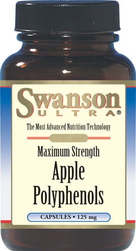 Swanson Ultra Maximum Strength Apple Polyphenols 125 mg 60 Capsules