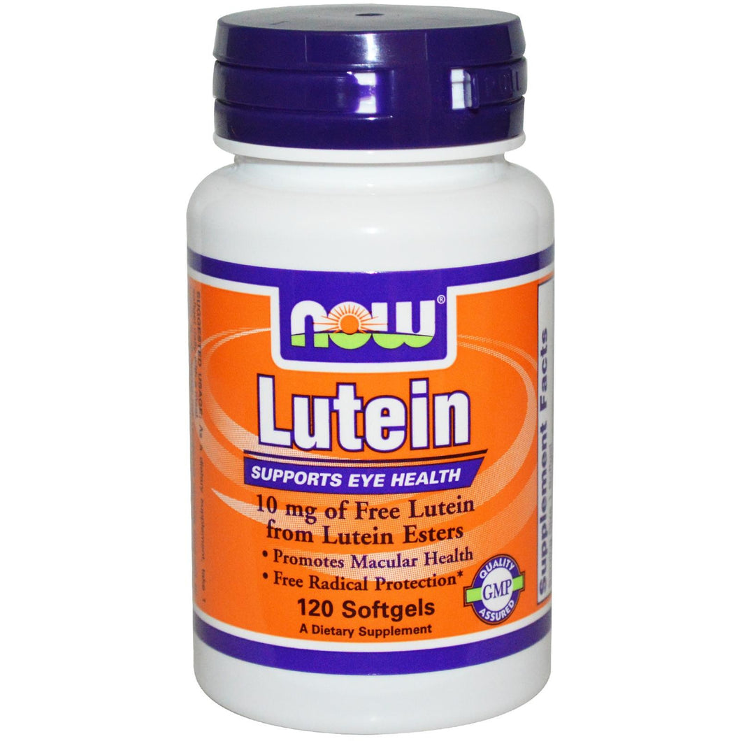 Now Foods, Lutein, 10 mg, 120 Softgels