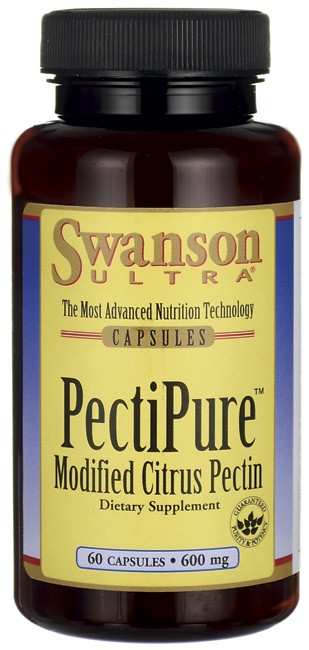 Swanson Ultra, PectiPure, Modified Citrus Pectin, 600 mg, 60 Capsules