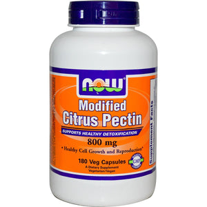 Now Foods Modified Citrus Pectin 800mg 180 Veggie Capsules
