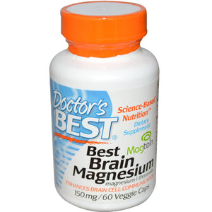 Doctor's Best Best Brain Magnesium 50 mg 90 VCaps - Dietary Supplement