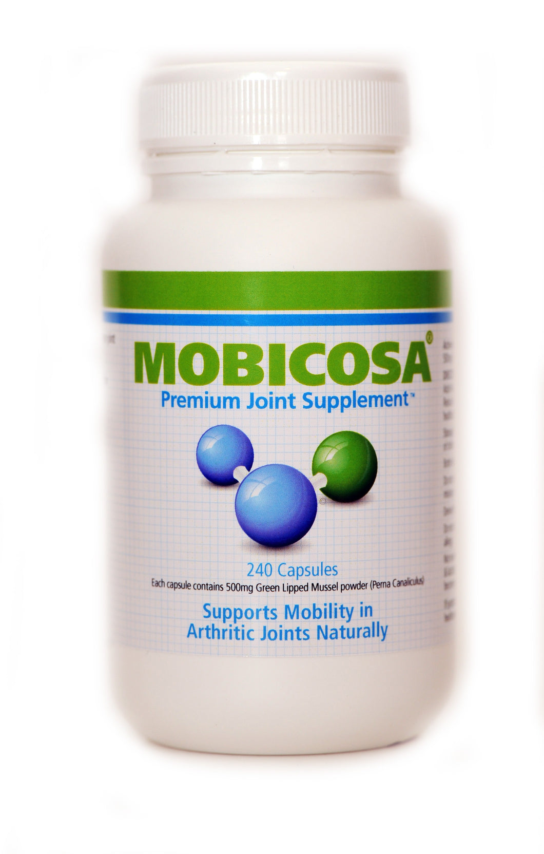 Mobicosa Greenlipped Mussel 500mg 240c